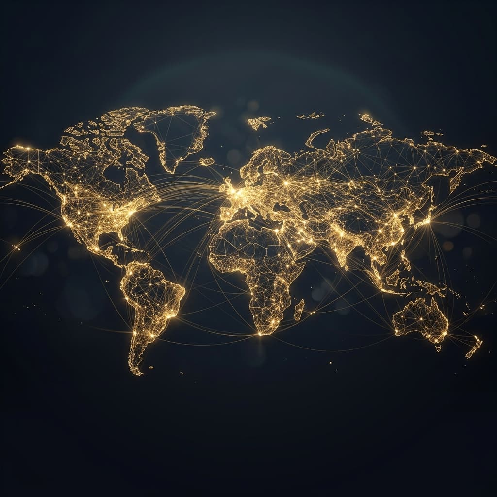 Vidhi Gems Global Logistics Map